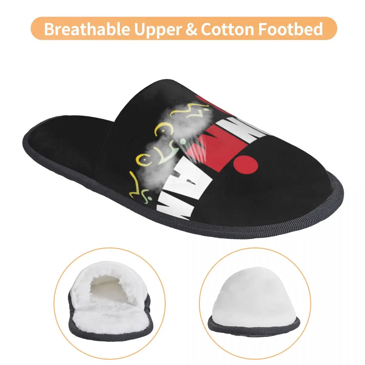 Cotton Slippers para Triathlon, Natação, Ciclismo, Corrida, Casa, Interior, Maratona, Cozy Memory Foam Slides, Anti Slip