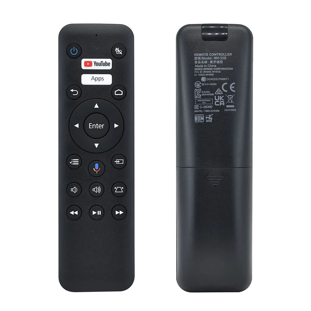 New Original WH-55 WH-55B For Epson Projector EF-100B/100W ELPAP12 Voice Remote Control