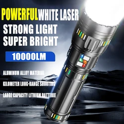 High Power LED Flashlight Strong Light Long-range Tactical Flashlight Aluminum Alloy Anti Fall Outdoor Camping Lighting Lantern