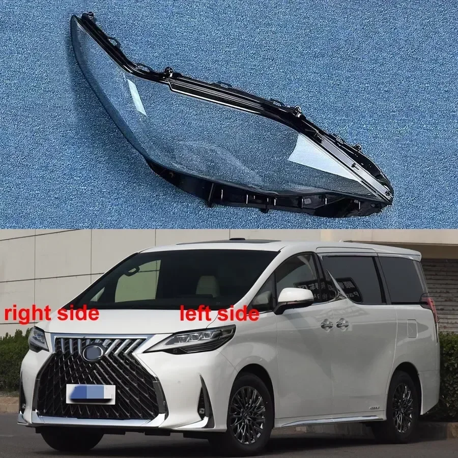 

For Lexus LM 2020 2021 2022 2023 Headlamp Housing Transparent Mask Cover Headlight Shell Plexiglass Replace Original Lens