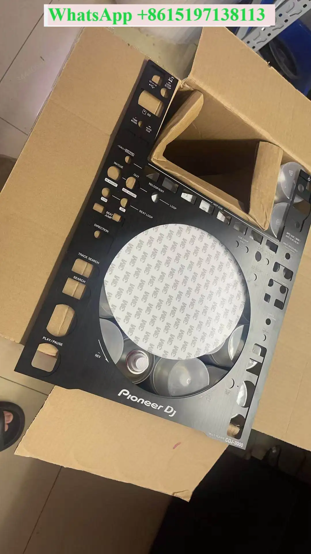 Dish machine CDJ2000NXS2 CDJ3000 panel, aluminum alloy original process wire drawing process