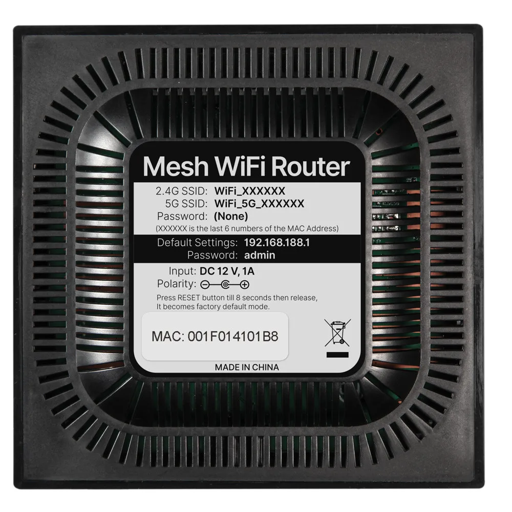 AC1200 2.4G 5GHz Dual Band Mesh Repeater Signal Booster WIFI Repeater Signal Amplifier Wireless n/g/ac Internet Extender