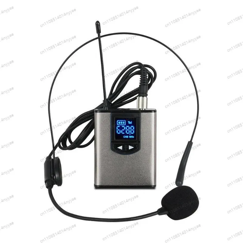 Wireless Lavalier Microphone for Computer, Hands-Free Clip-On Headset Mic for Live Streaming, Classroom Teaching & Conference