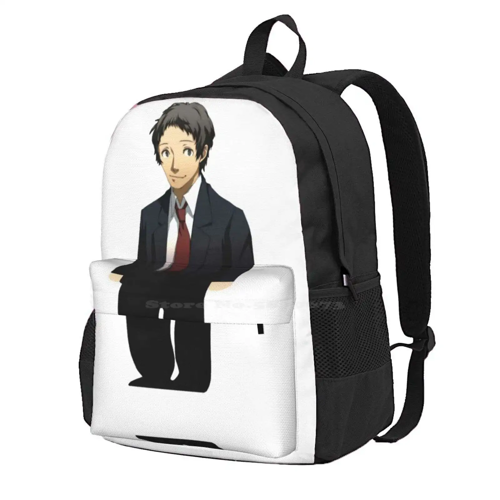 

Adachi From Persona Hot Sale Schoolbag Backpack Fashion Bags Adachi Persona