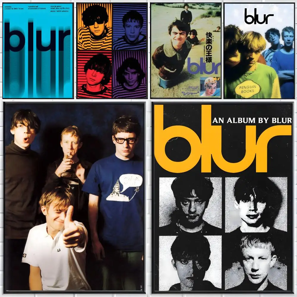 rock britpop b-blur Poster Distinct Home Decor Concepts Chic Indoor Art Pieces