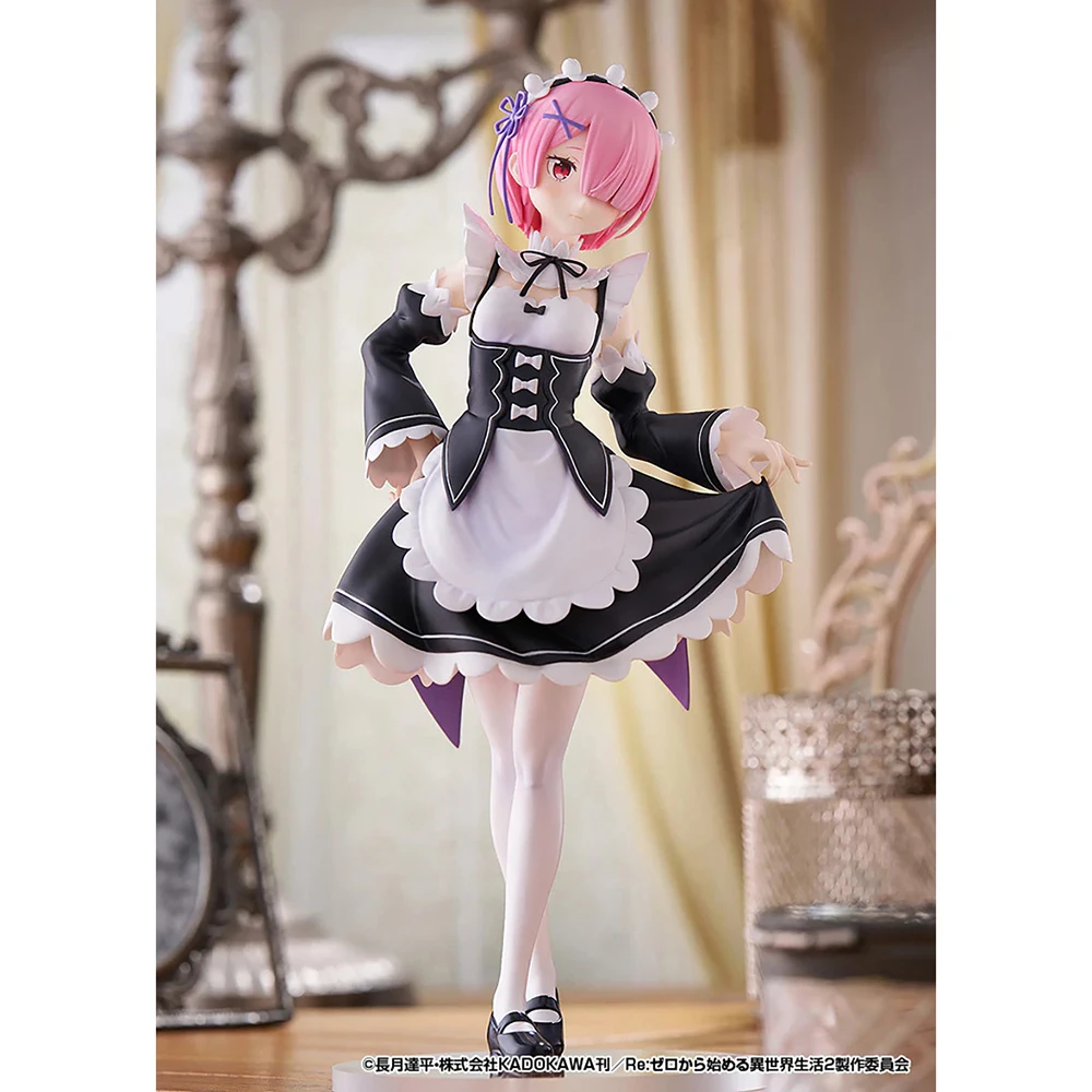 Original NEW Good Smile Company POP UP PARADE Ram & Rem (Re:Zero) 22cm L Size Collectible Anime Figure Model Ornament Toys