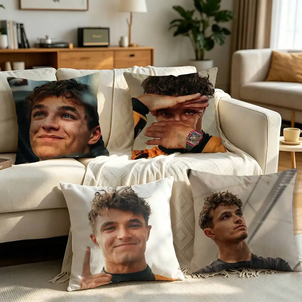 

L-Landos N-Norris Pillow cover gift High definition digital printing,Surprise vivid pattern Household.