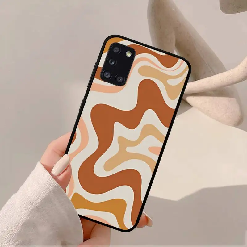 Liquid Swirl Abstract Phone Case for Samsung A51 A30s A52 A71 A12 for Huawei Honor 10i for OPPO vivo Y11 cover