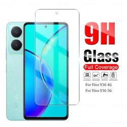 Tempered Glass Screen Protector For Vivo Y36 4G 5G Vi vo Y 36 36Y 9H Transparent Protective Film Clear Fully Protection Films