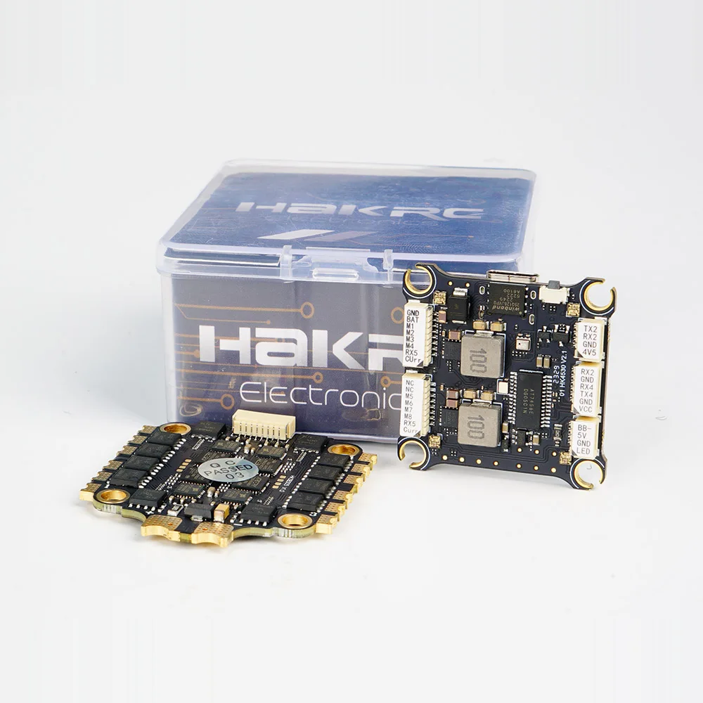 HAKRC F405 V2 3-6S 30.5X30.5mm Flight Controller with 60A 4in1 32Bit ESC Stack for FPV Freestyle Drones DIY Kits