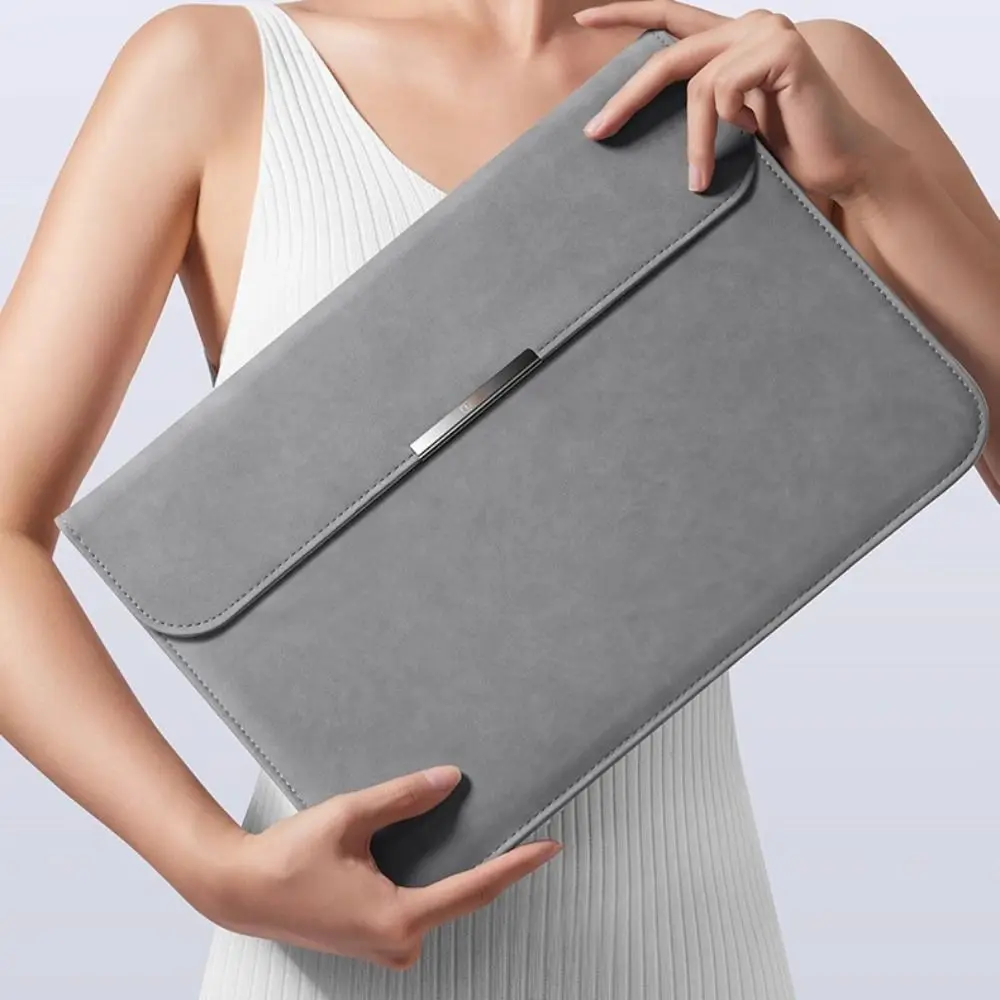 

Модная портативная сумка для хранения компьютера 14/15 дюймов, чехол для планшета из искусственной кожи, однотонный клатч, сумка для ноутбука, деловая сумка