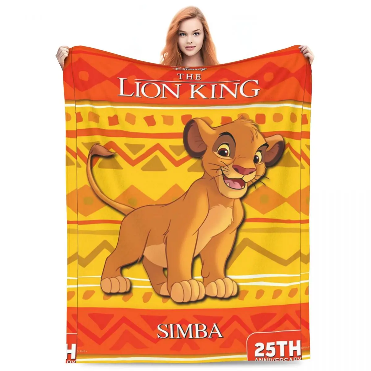 Simba Lion King Blanket Camping Flannel Throw Blanket For Home Decor Warm Soft Custom Quality Bedspread Gift Idea