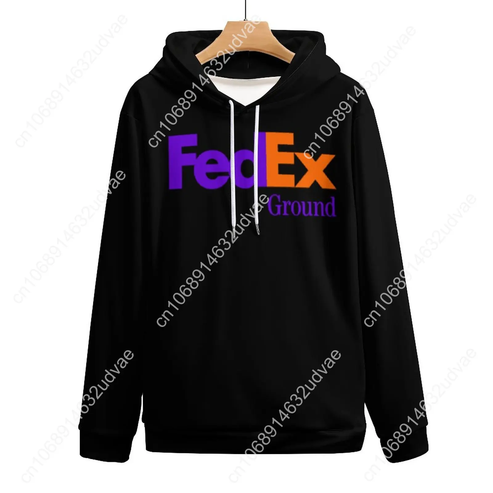 Fedex هوديس رجل إمرأة ثلاثية الأبعاد طباعة البلوز اكسبرس الأرض الأمريكية ساعي معطف مقنع جيب هود جاكيتات مخصص هوديي #5