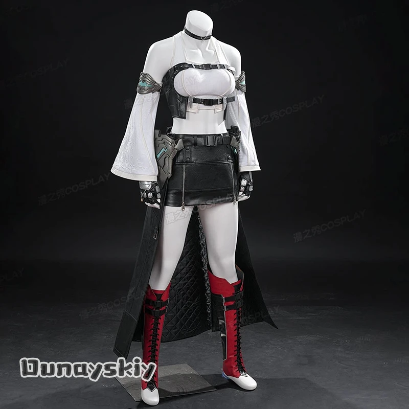 Tifa Cosplay Costume FF7 Halloween Carnival Party Suit Anime Game Character Roleplay Outfit Halloween Carnival Party Dress Up