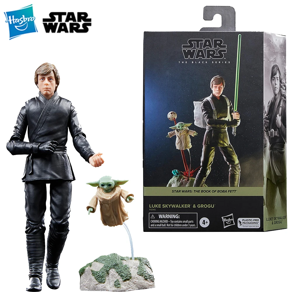 

[В наличии] Hasbro Star Wars The Black Series Люк Скайуокер и Грог (тренировочный пакет) 6-дюймовая модель боевика, игрушки-фигурки