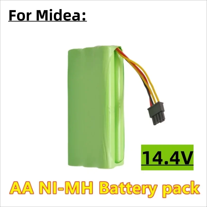 Suitable for Midea Vacuum Cleaner Robot Battery 14.4V NI-MH AA VCR03W VCR03 Battery Redmond RV-R300 BBK BV3521 RV-R310