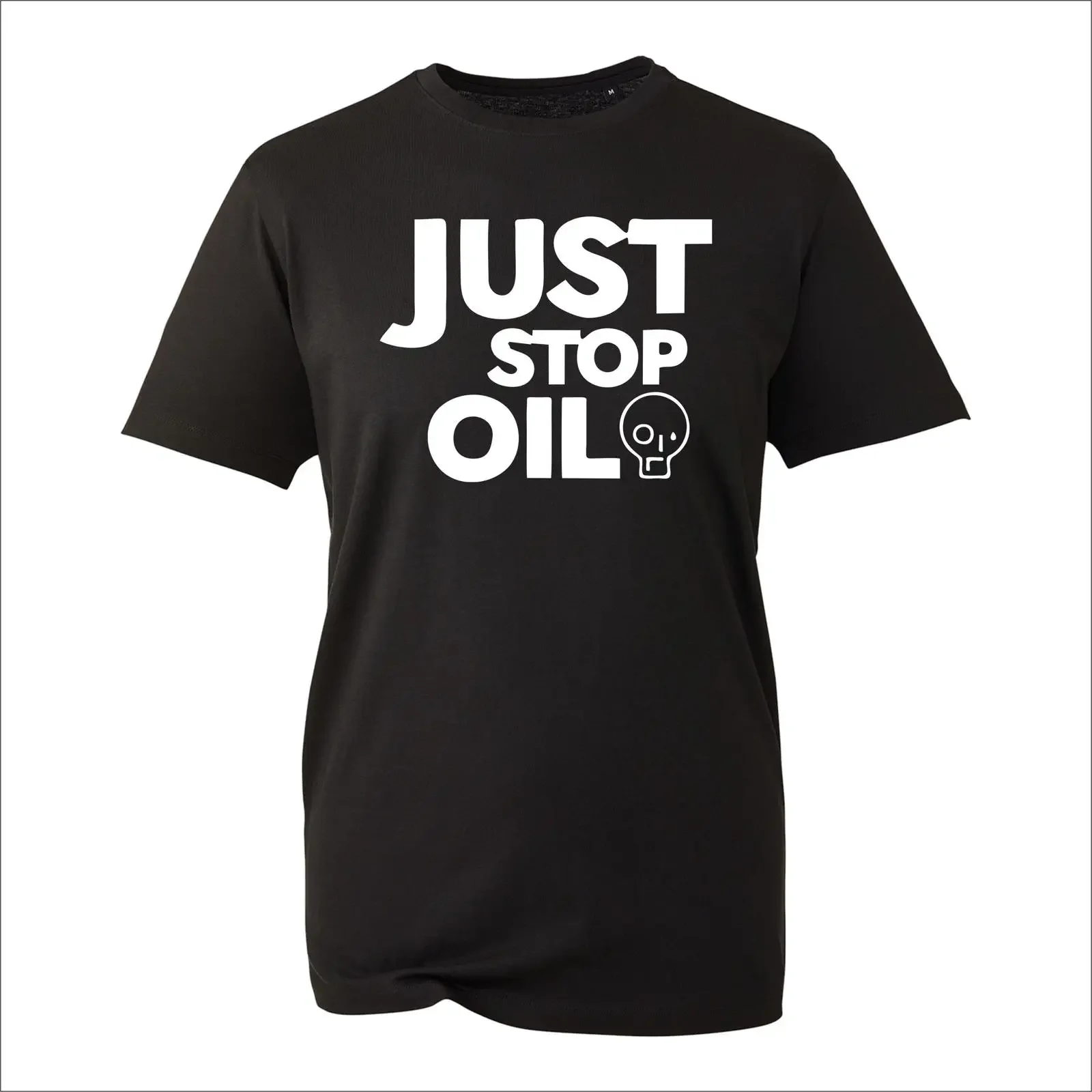 Just Stop Oil T shirt Save Earth Climate Anti Environmental Pollution Green Planet Top vintage Washed Breathable homme