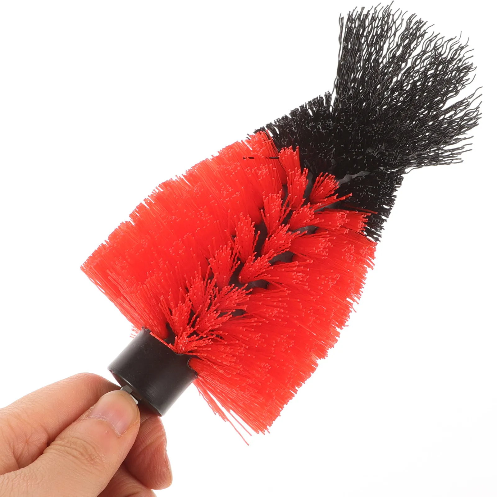 2Pcs Cone Ball Drill Brush Attachment Set for Electric Drill Cleaning Polishing Steel PP Multi-Functional Scrubber Brush Kit