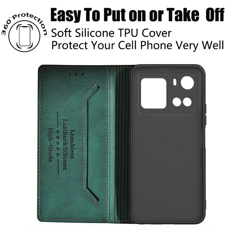 Etui typu flip do telefonu Cubot X100, pokrowiec, futerał, portfel, skórzane etui, obudowa, torba, skorupa do Cubot X100 X 100 CubotX100 — zdjęcie produktu 6