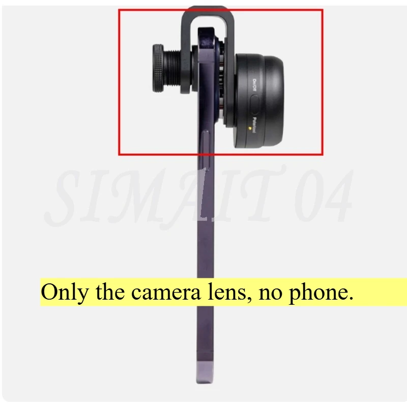 Polarized Optical 10X Skin Magnifier Smartphone Dermatoscope DE-400 Pocket Round Dermoscopy for Home Use