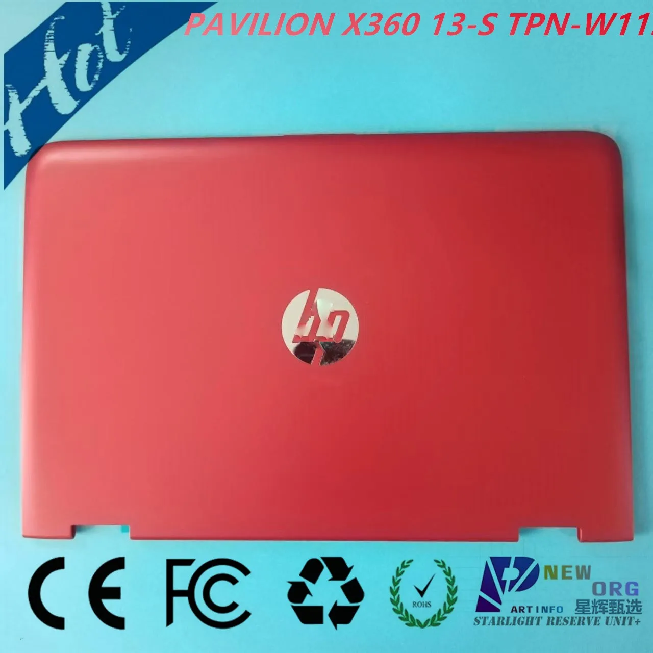 NEW ORG laptop LCD back cover for HP PAVILION X360 13-S TPN-W113 Series  SLIVER /BLUE/RED 809816-001