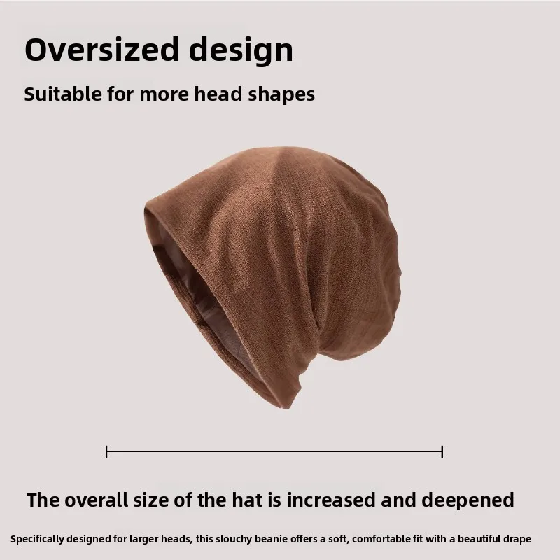 Nightcap Sleeping Hat Big Head Circumference Spring Summer Thin Pregnant Women Postpartum Confinement Hat Maternal Breathable