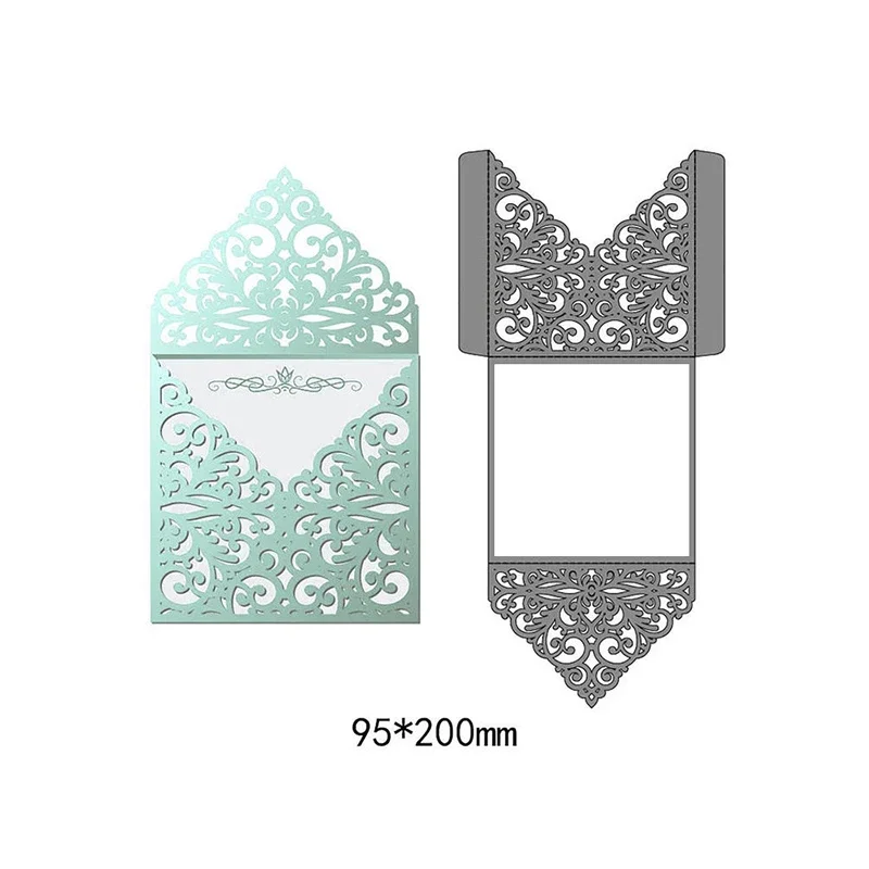 Flower Lace Border Metal Cutting Dies for Making Scrapbooking DIY Album Paper Embossing Cards Decorative Crafts Knife Mould