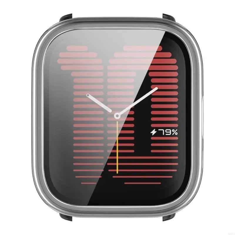 Huami Amazfit 액티브 시계 보호 커버 범퍼 쉘 보호 프레임 용 강화 유리 필름 화면 보호기 케이스 커버