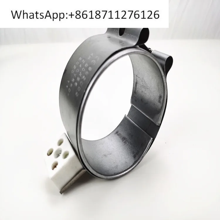 Anillo calefactor eléctrico, anillo calefactor de cerámica con doble mango corto, mica