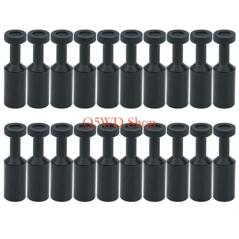 Q5WD Leakproof Air Hose Plug With Anti Leakage Function Corrosion Resistant Plastic For Pneumatic Equipment Installation 20pc