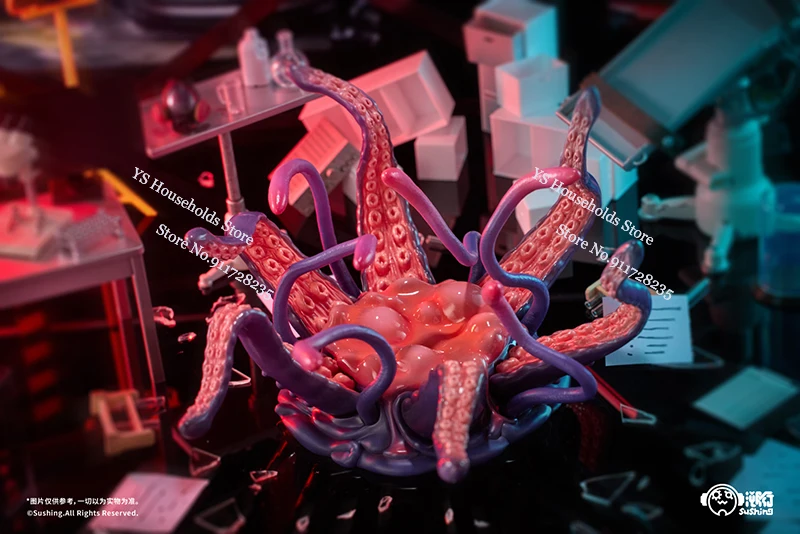 Sushing UBC-404 1/12 ثابت البحر الأخطبوط نموذج منصة المخلوقات مثل اللامسة اللعب ملحق ل 6 "3.75" عمل الشكل حلية