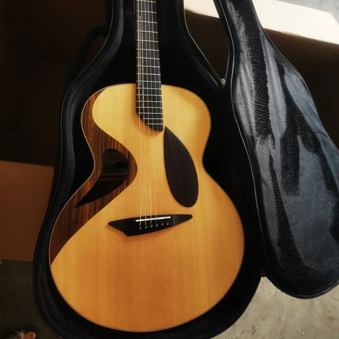 

High Quality 40inch Auditorium Solid Acoustic Guitar Custom JD-610S/610C Unique New Design