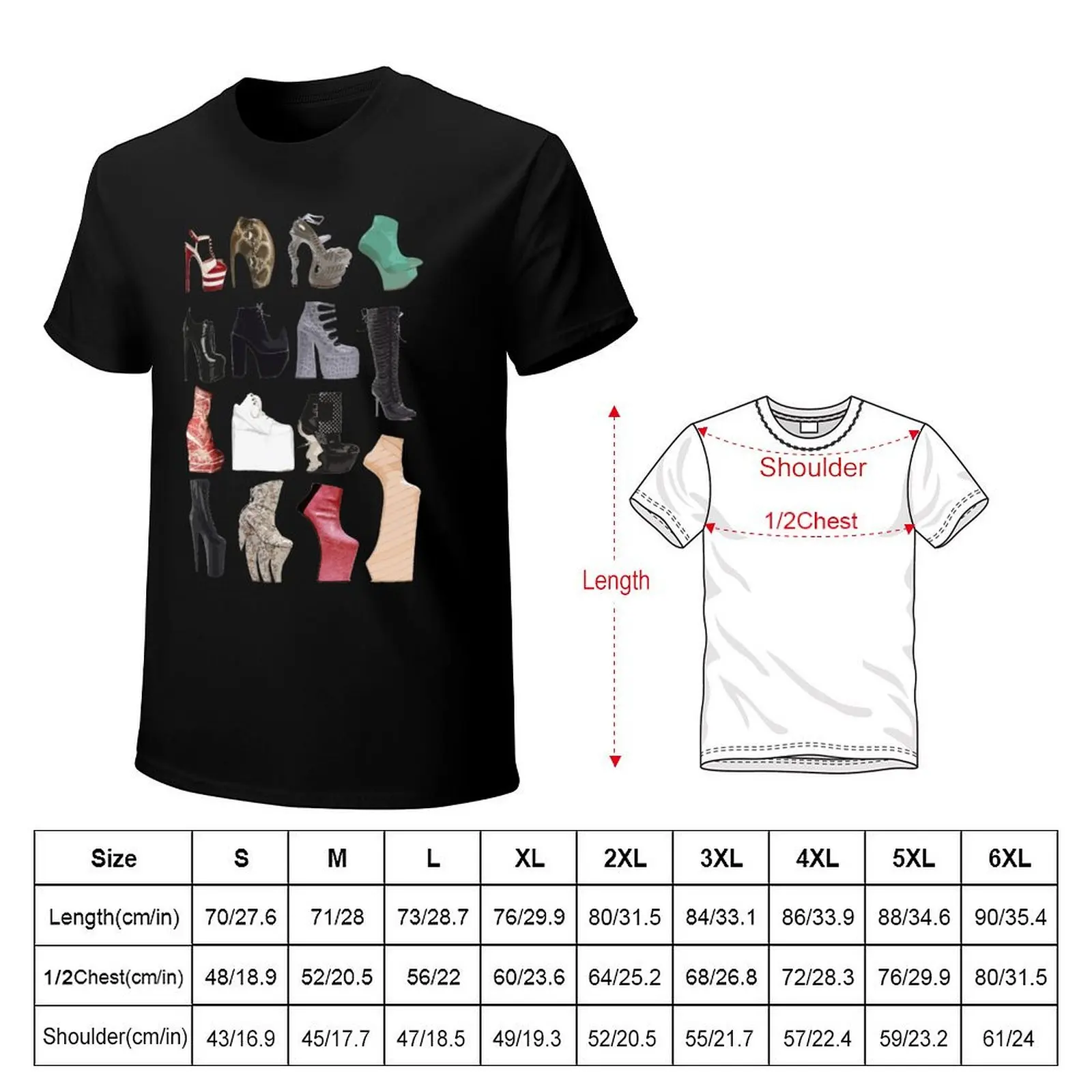 Gaga's extreme heels. T-Shirt Summer Festival T-Shirt