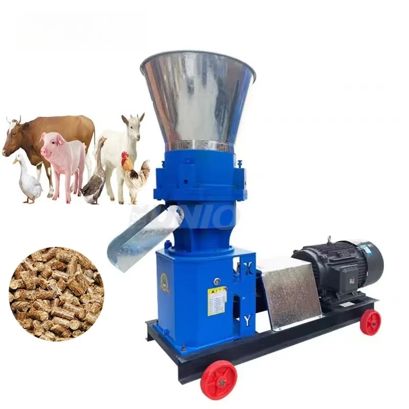 

Hot selling：Home Use Farm Cattle Rabbit Pig Poultry Animal Chicken Food Feed Mill Pellet Making Granulator Pelletizer Processing