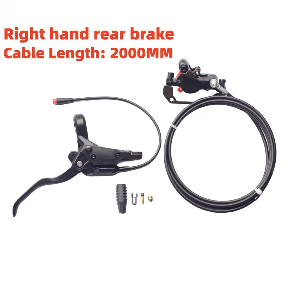 

Комплект гидравлических дисковых тормозов для электровелосипеда с 2-контактным водонепроницаемым разъемом и двойной конструкцией для установки