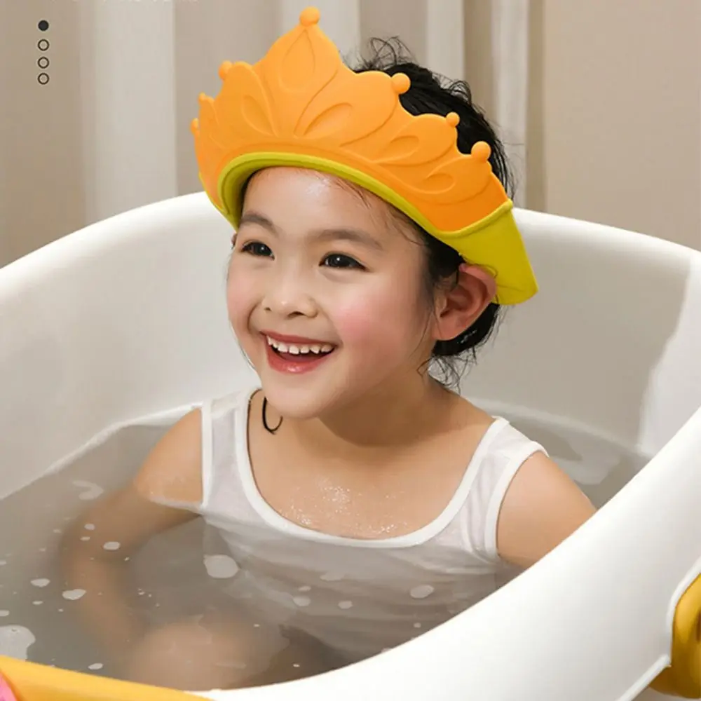 Baby Care Product Children Protect Head Cover Water-proof Kids Bathing Shower Hat Shampoo Cap Baby Shower Cap Hair Wash Hat