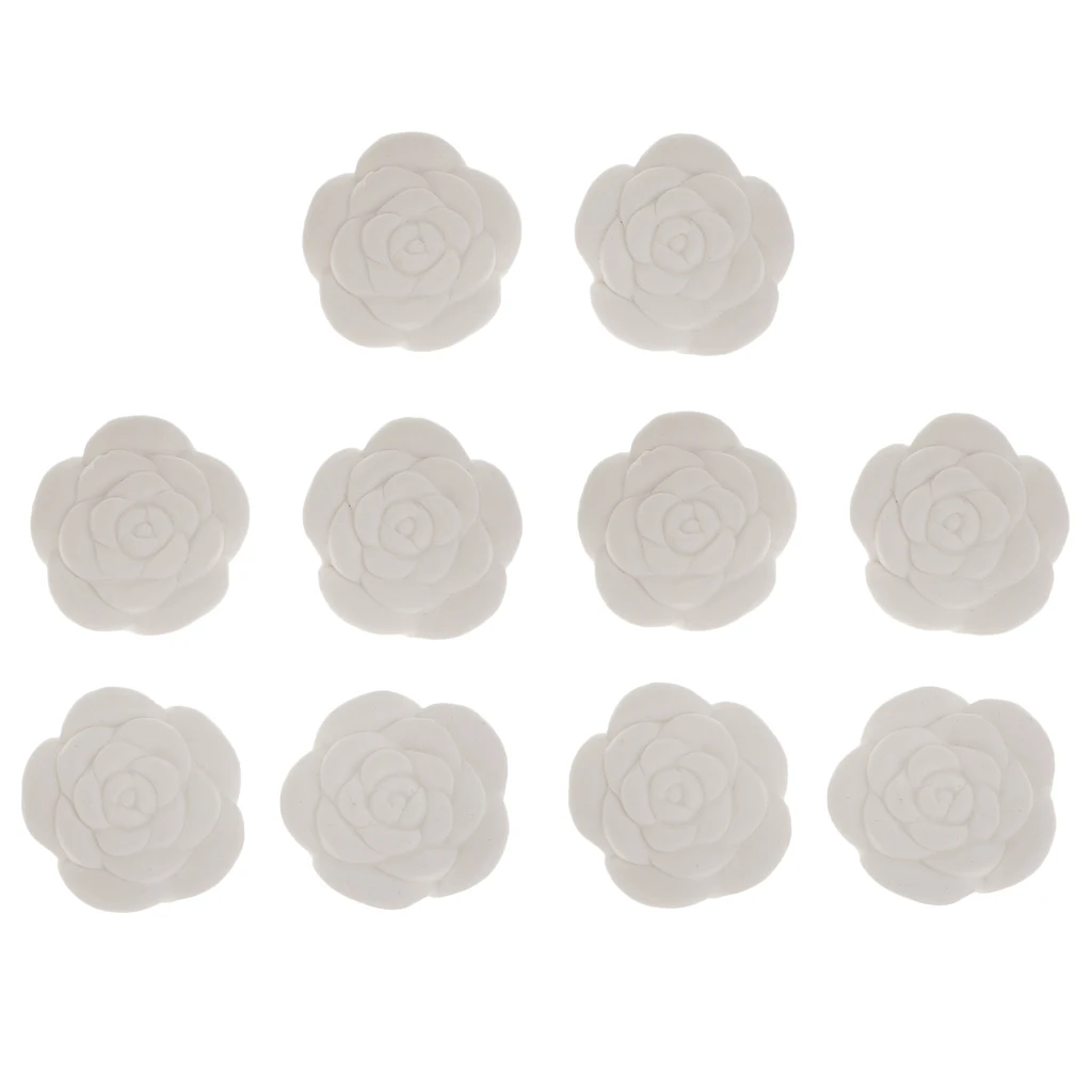 10Pieces Rose Perfum Stone Aroma DIY Essential Oil Diffuser Home Aromatherapy Stone Air Freshener Aromatic Room Fragrances