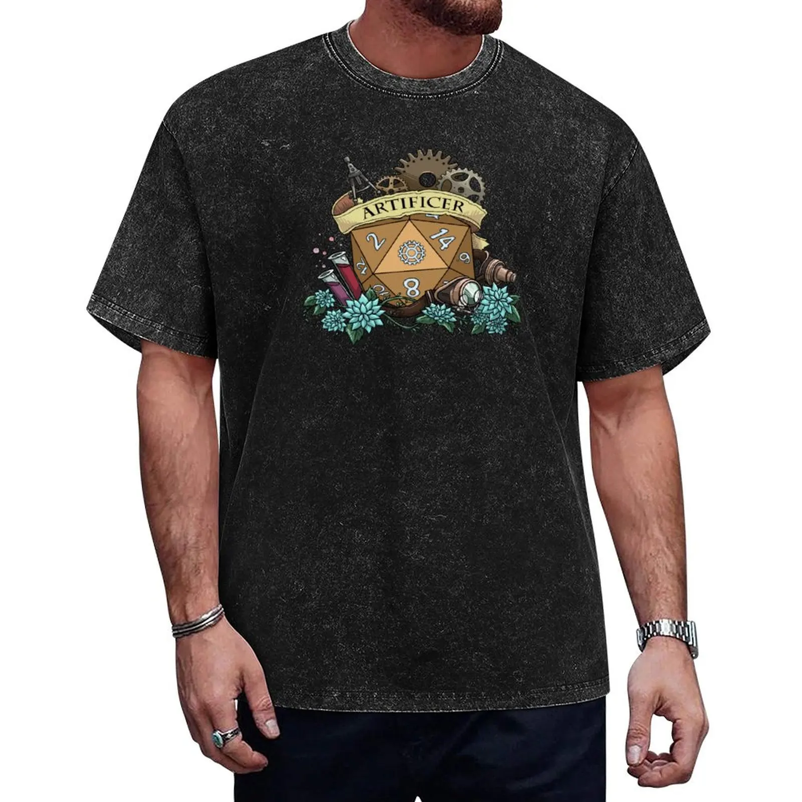 

Dice Artificer T-Shirt valentines clothes funny gifts anime tshirt plain black t shirts men