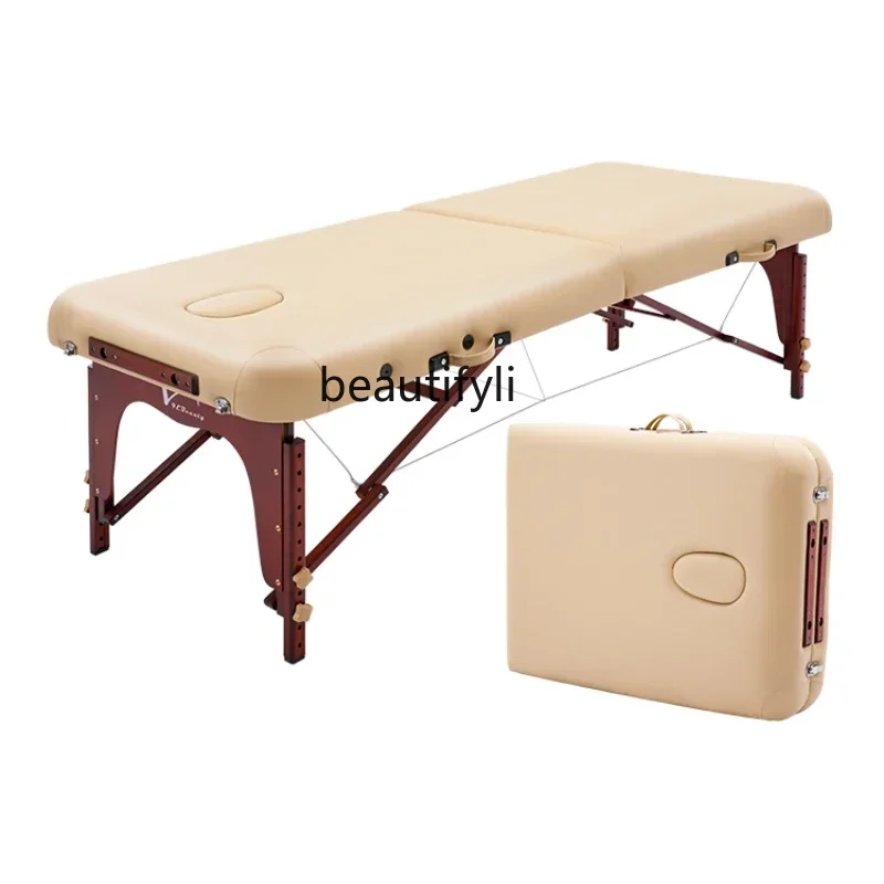 

Folding Massage Bed Massage Portable Physiotherapy Bed Moxibustion Tattoo Tattoo Portable Facial Bed