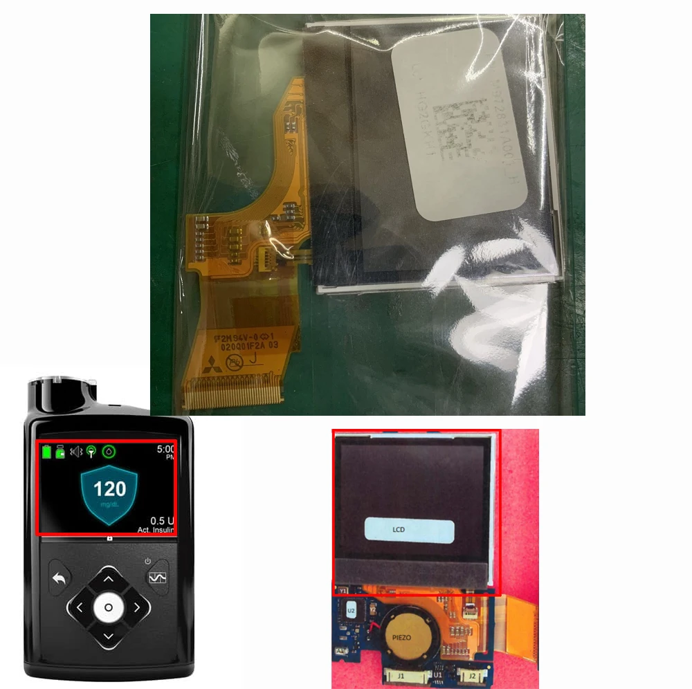 Original New LCD Display For Medtronic MiniMe 1510 620G / 630G / 640G / 670G Insulin Pump replace LCD module