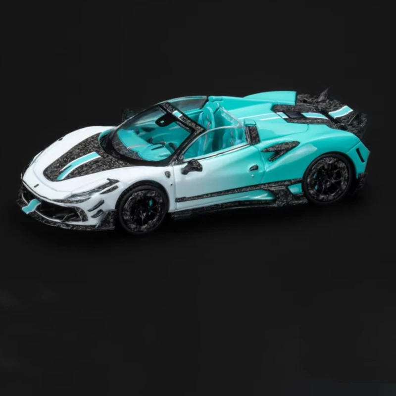 Diecast Originele Schaal 1:64 F8xx Spider Legering Model Simulatie Decoratie Hobby Souvenirs Geschenken Collectie Statische Display