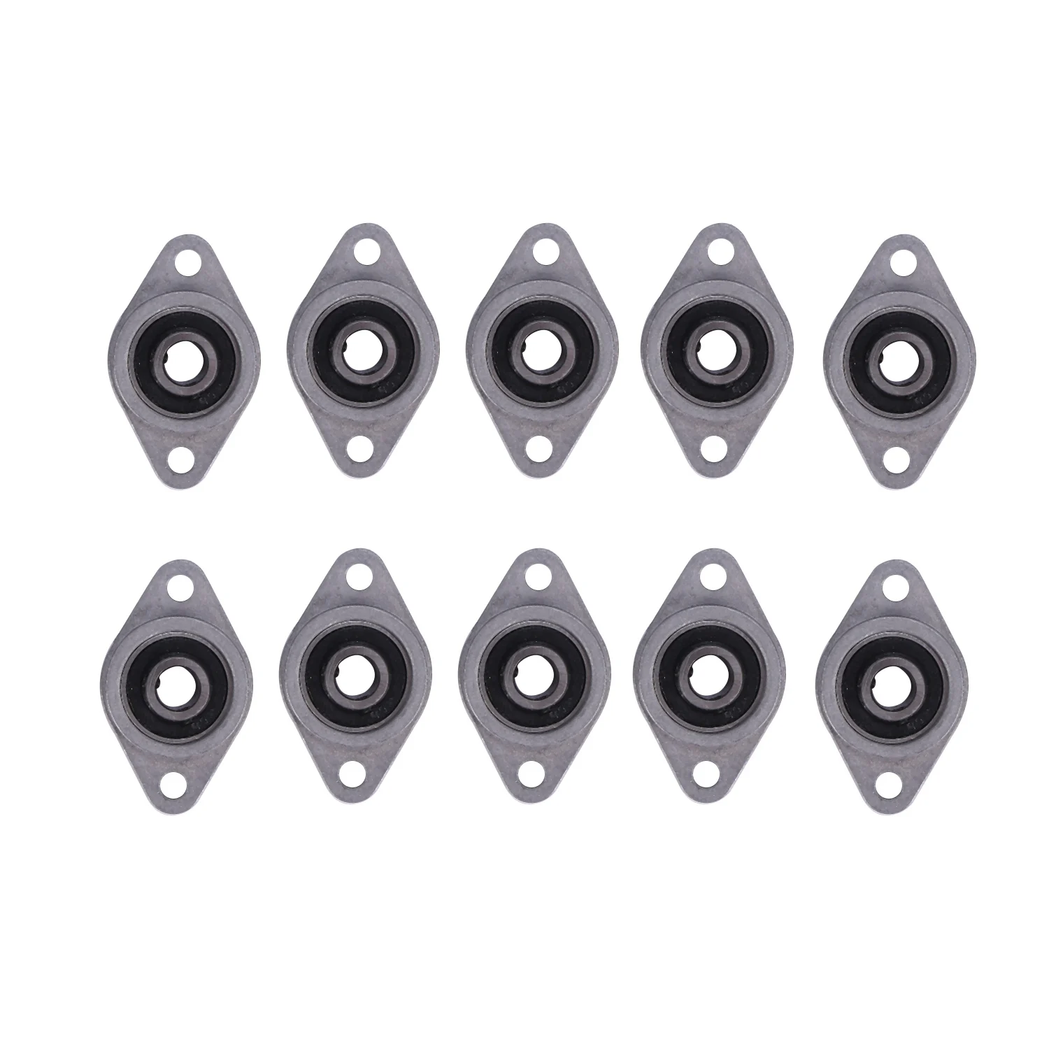 AEE3-10 Pcs KFL08 8Mm Diameter Zinc Alloy Bearing Housing FL08 K08 Pillow Block Bearing - view 3