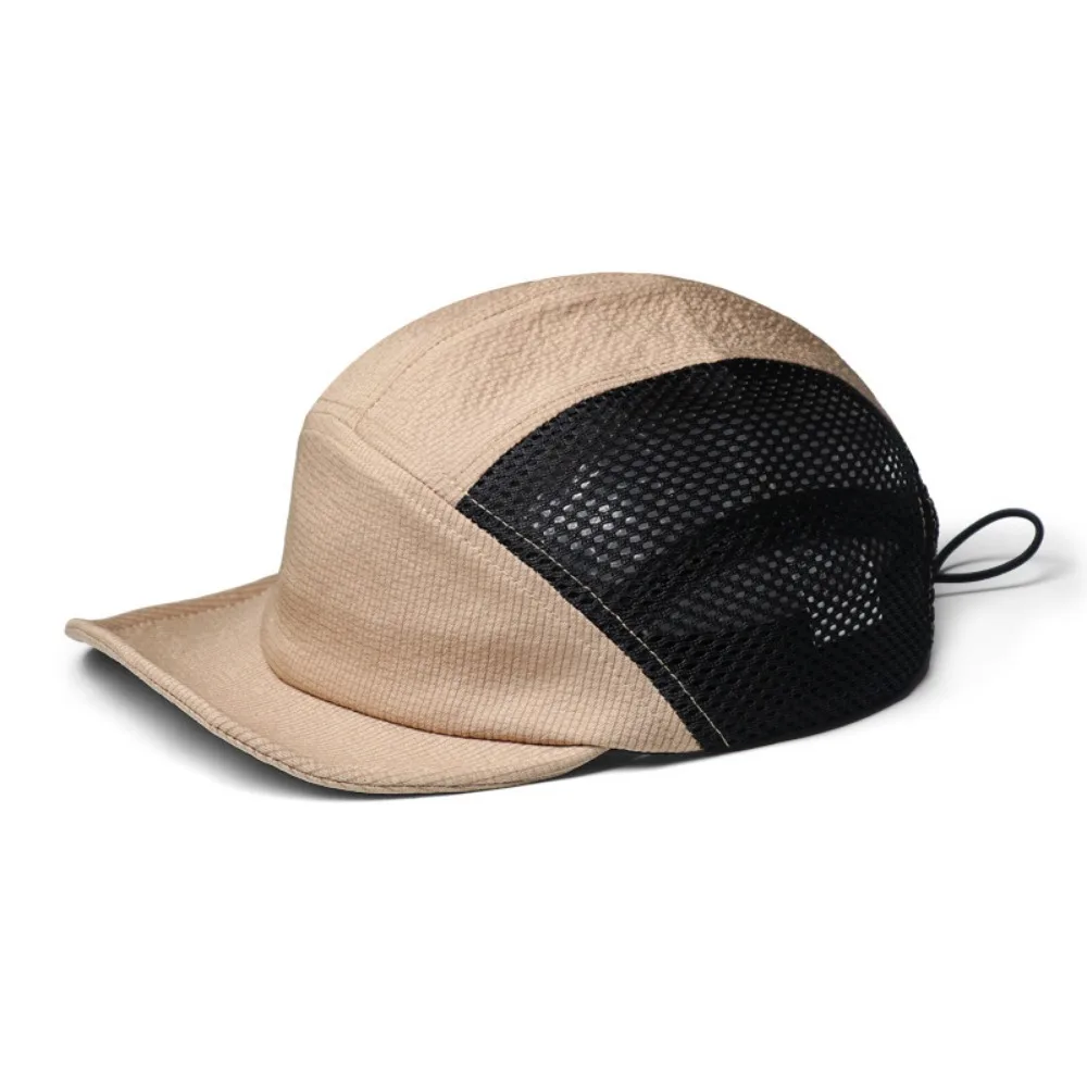 

Japanese Short Brim Baseball Cap Breathable Quick-drying Mesh Sun Hat UV Protection Outdoor Sports 5 Panel Hat Men Women