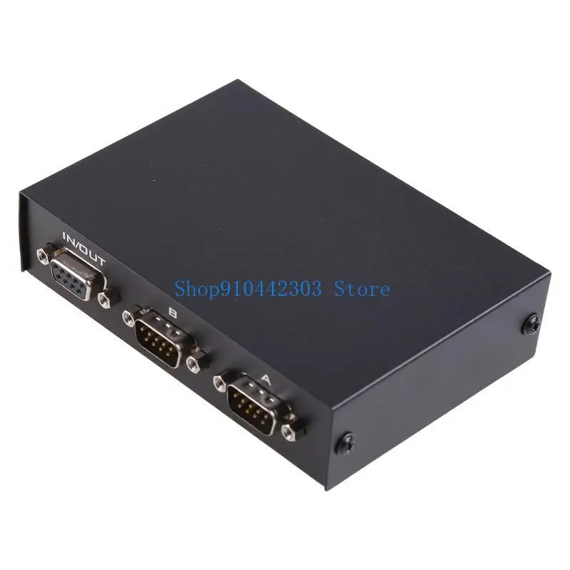

652F Switch Manual Selectors Box with DB9and RS232 SerialPort Printer Sharings Control 2 Inputs 1 Output