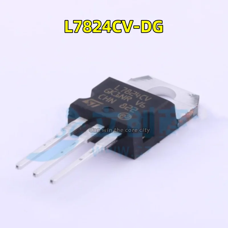 

1-100 PCS/LOT L7824CV New imported original L7824CV-DG straight three-end regulator TO-220 24V
