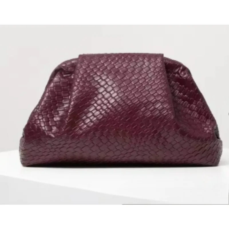 

2025 New Woven Women's Cloud Bag, Clutch, High-Quality Creative Crossbody and Shoulder Bag, Evening Bag for Women
