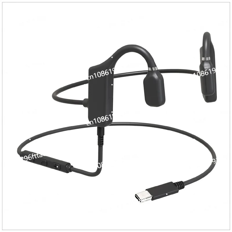 Bone Conduction Earphones, Wired Second-generation Air Conduction, Painless and Comfortable, Protect The Ear Typec Interface