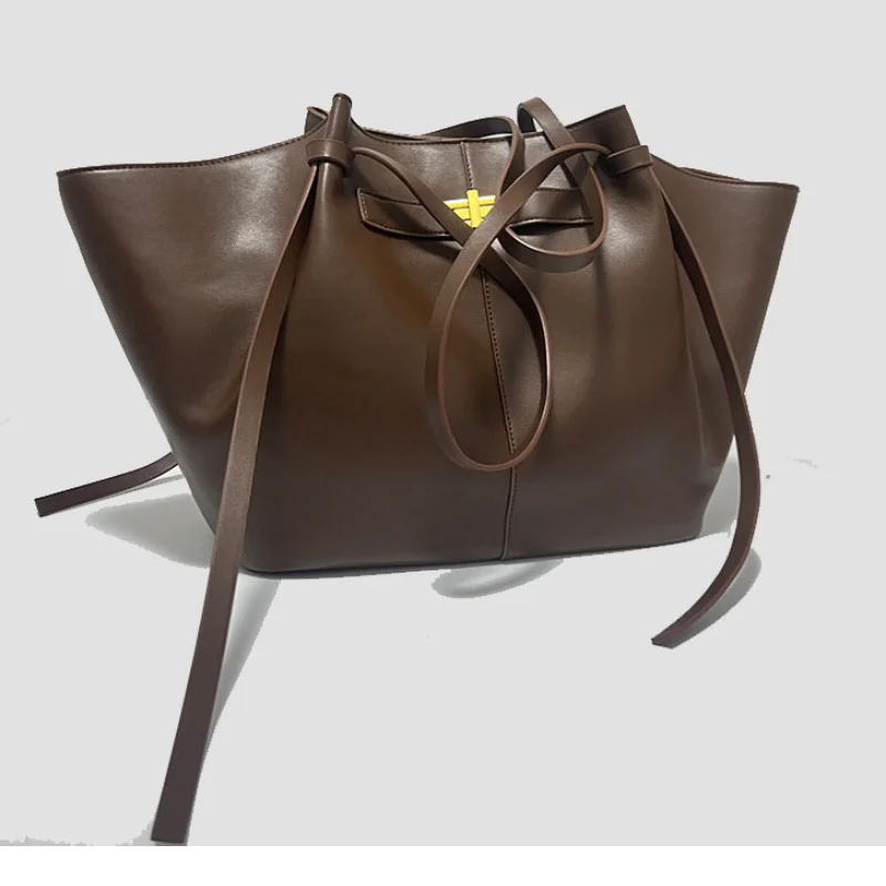 

Стильная изысканная женская сумка-тоут, универсальная модная сумка в стиле ретро с крыльями, простая элегантная однотонная сумка для подмышек, сумка на плечо