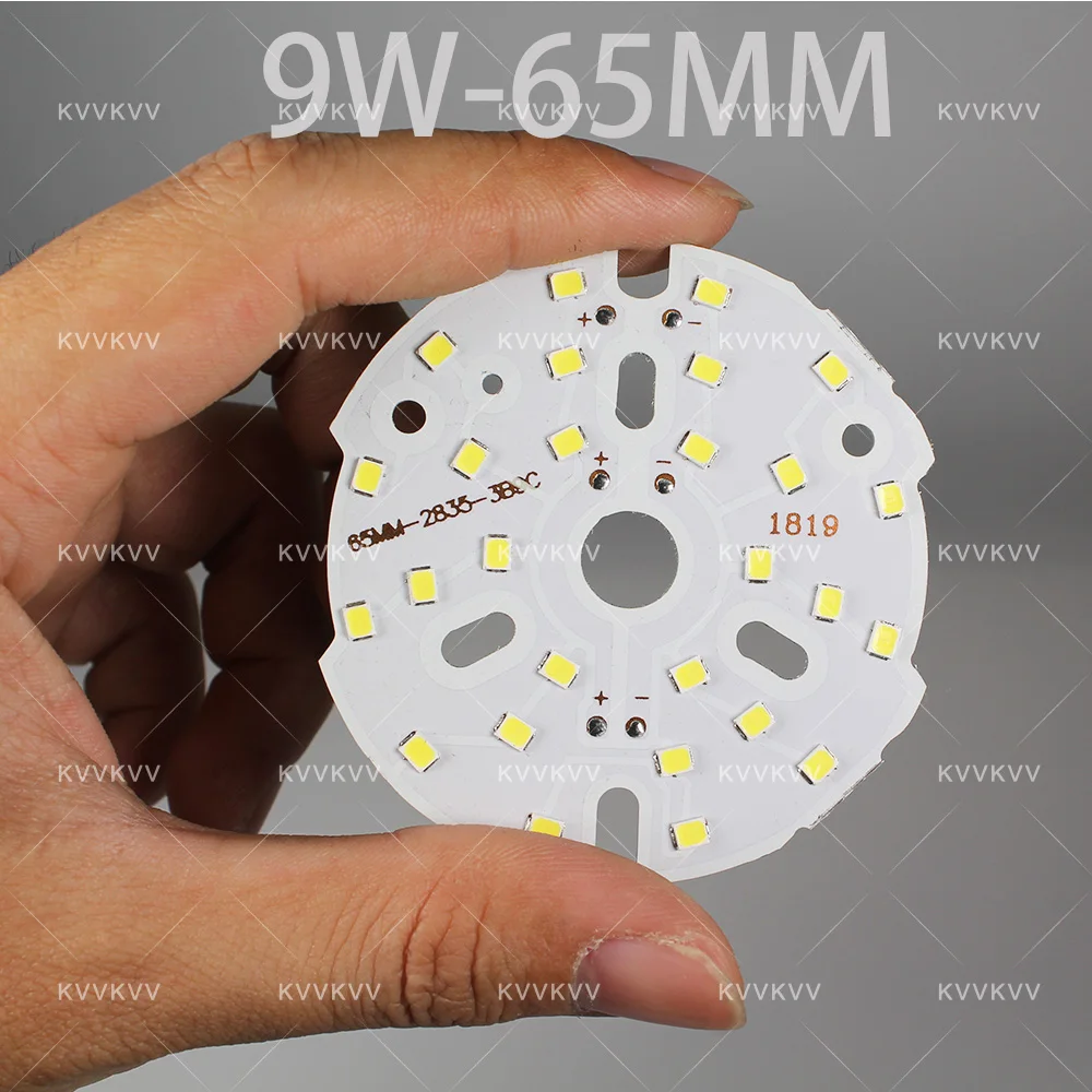 Módulo de luz LED de 9W, blanco frío, blanco cálido, Panel de luz LED neutro, foco DIY, foco de luz descendente, lámpara de techo