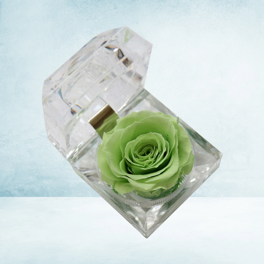 

Preserved Roses Anniversary Decor Flowers Bouquet Valentine's Never Withered Gold Leaf Mother Day Gifts Forever Real